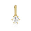 Pendentif or 750 jaune diamant 0.25 carat H/P1 - vue V1