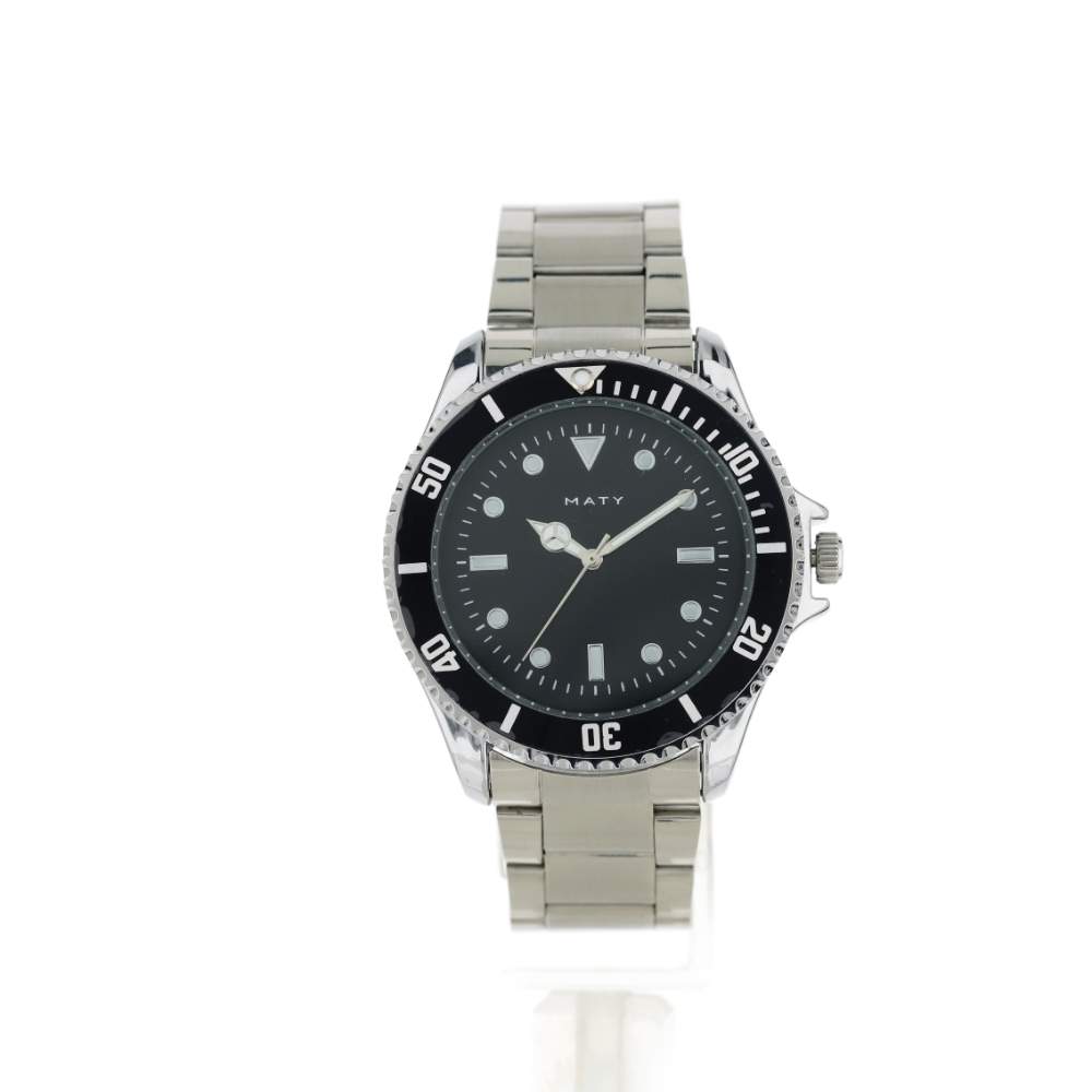 Montre homme bracelet acier - vue 1