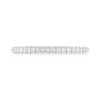 Alliance demi-tour or 750 blanc diamant H/P1 - vue V3