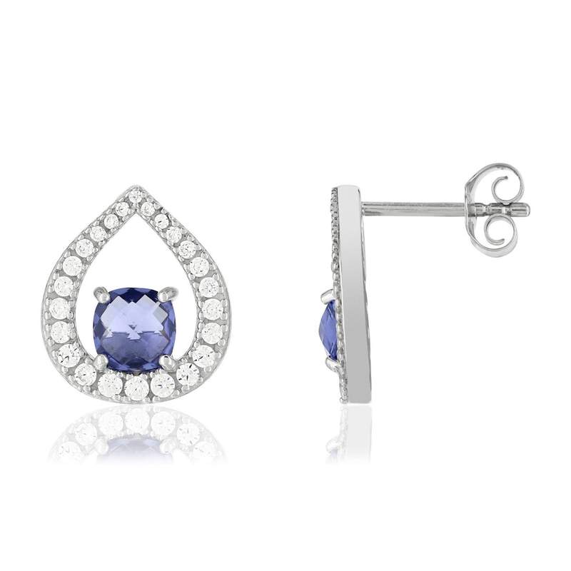 Parure argent 925 zirconias - vue D2