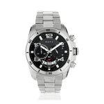 Montre homme chronographe acier - vue 1