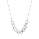 XXL 45 cm steel curb chain necklace - view 1