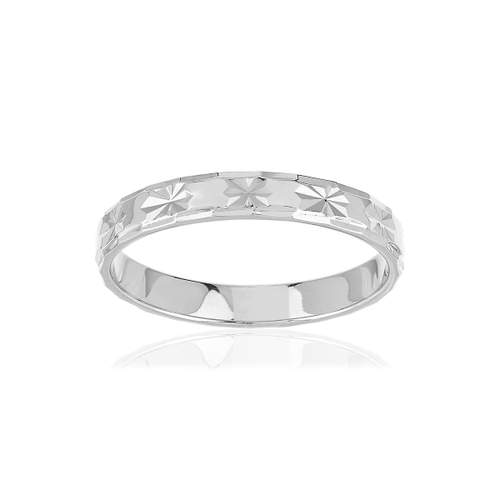 Alliance argent 925 diamanté