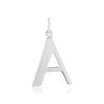 Pendentif argent 925 initiale - vue 1