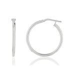 Créoles argent 925 20 mm - vue 1