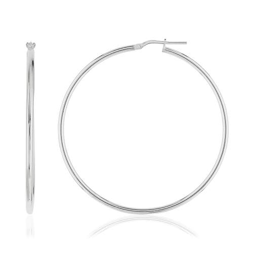 Créoles argent 925 50 mm