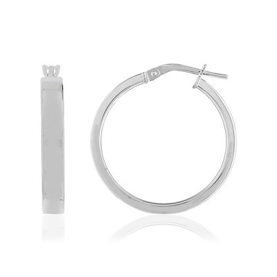 Créoles argent 925 24 mm - vue 1