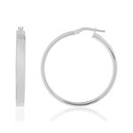 Créoles argent 925 30 mm - vue 1