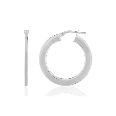 Créoles argent 925 20 mm - vue 1