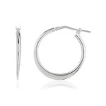 Créoles argent 925 20 mm - vue 1