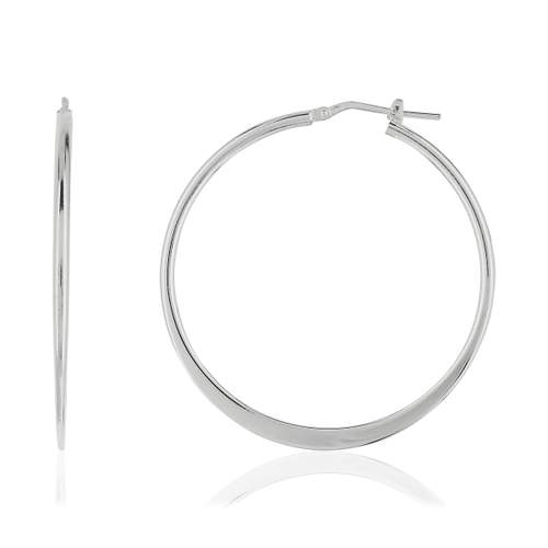 Créoles zilver 925 40 mm