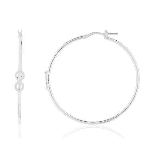 Créoles argent 925 40 mm