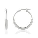 Créoles argent 925 20 mm - vue 1