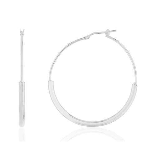Créoles argent 925 40 mm
