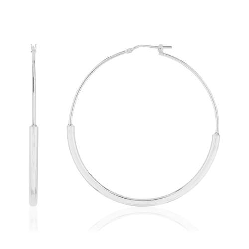 Créoles argent 925 50 mm