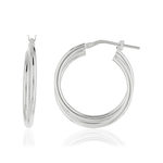 Créoles argent 925 20 mm - vue 1