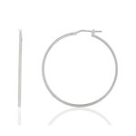 Créoles argent 925 44 mm - vue 1