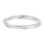 Bracelet jonc argent 925 triple rang - vue 1