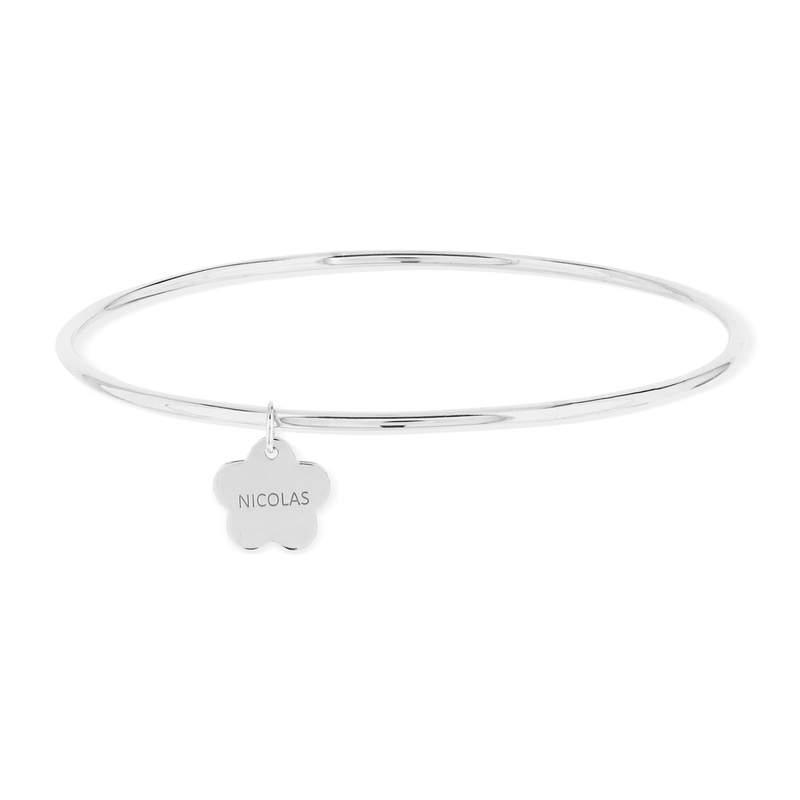 Bracelet en argent 925 personnalisable - vue 1
