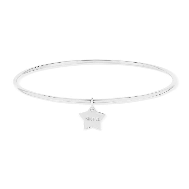 Bracelet en argent 925 personnalisable - vue 1