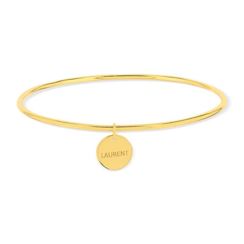 Bracelet plaqué or - vue 1