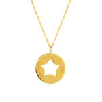 Collier plaqué or personnalisable - vue 1