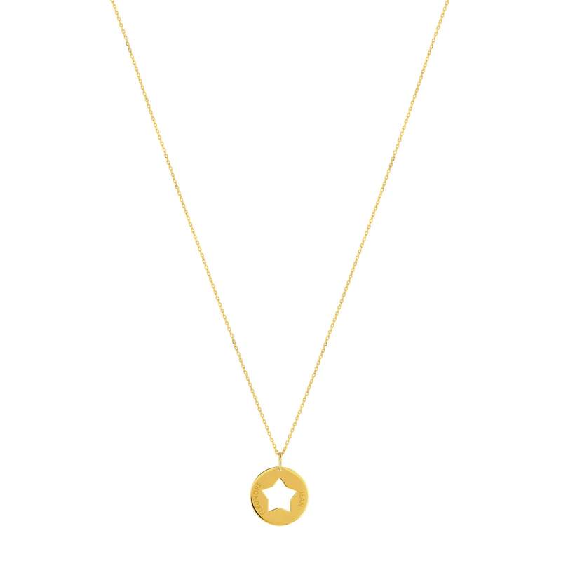Collier plaqué or personnalisable - vue 2