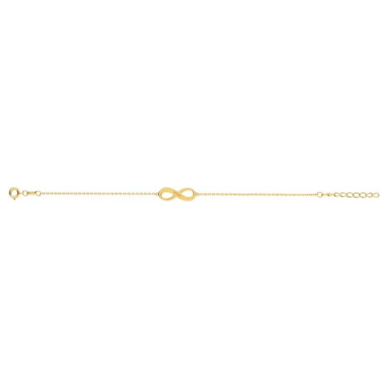 Bracelet plaqué or infini 21 cm - vue 2