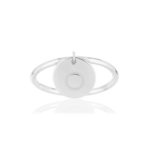 Bague argent 925 médaille personnalisable
