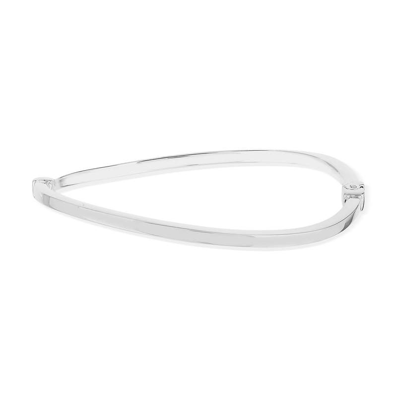 Jonc argent 925 diamètre 60 mm - vue 1