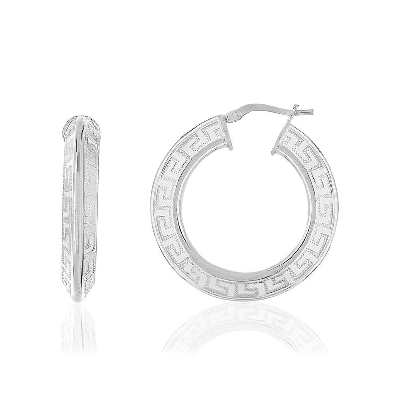 Créoles argent 925 22 mm - vue 1