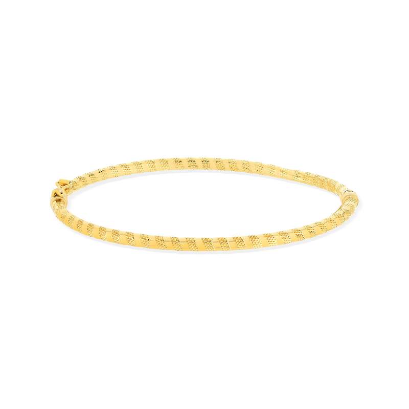 Bracelet jonc or 375 jaune - vue 1