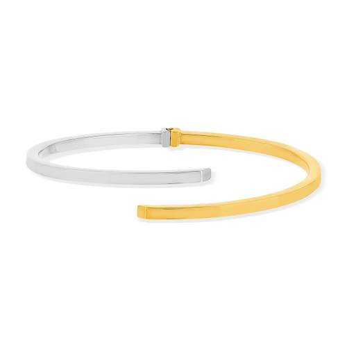 Bracelet jonc 2 ors 375 ouvert