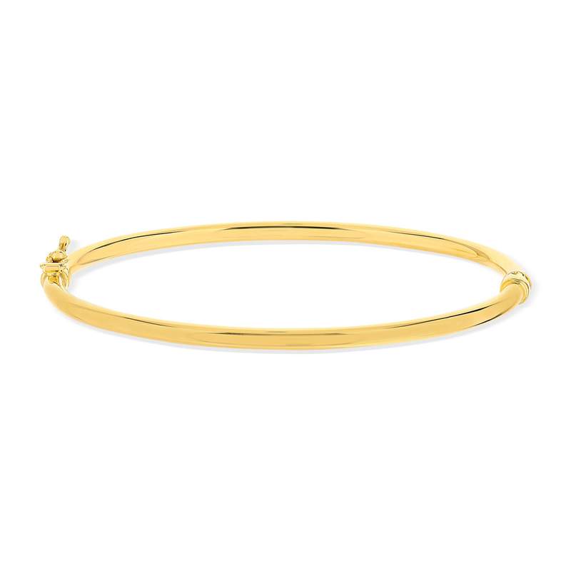Bracelet jonc or 750 jaune - vue 1