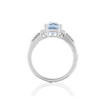 Bague MATY Argent 925 zirconias - vue 2