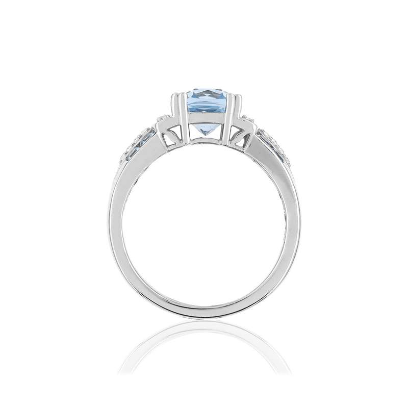 Bague MATY Argent 925 zirconias - vue 2
