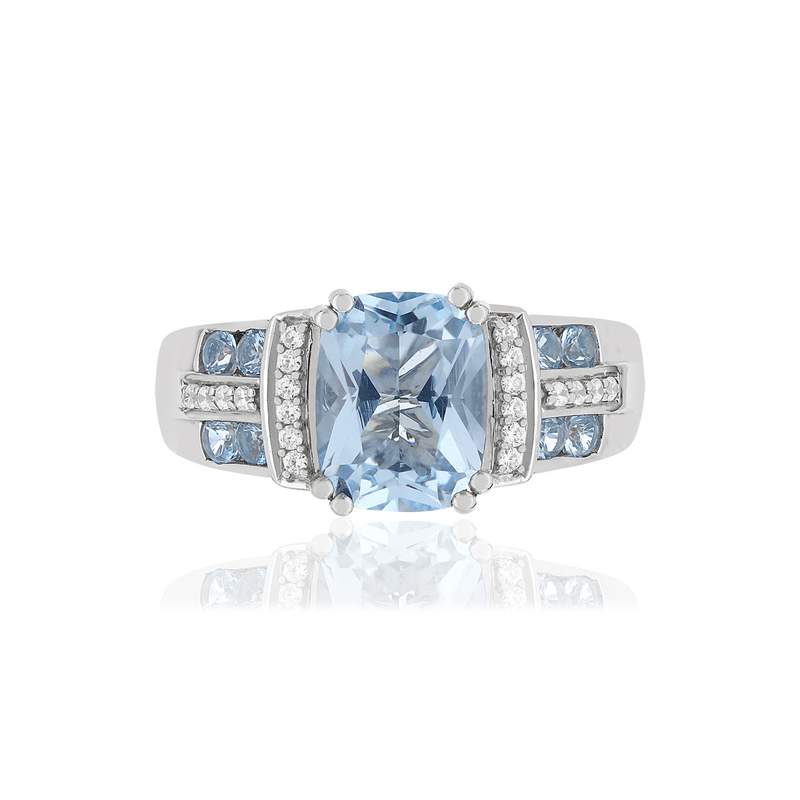 Bague MATY Argent 925 zirconias - vue 3