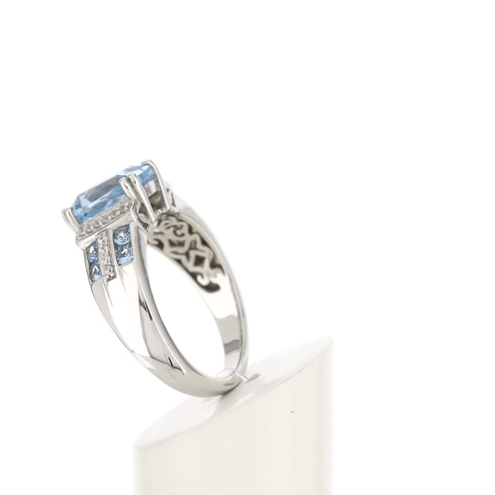 Bague MATY Argent 925 zirconias - vue 8