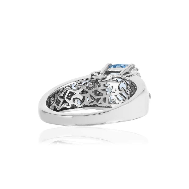 Bague MATY Argent 925 zirconias - vue 4
