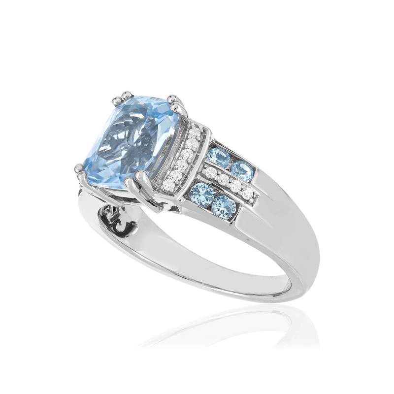 Bague MATY Argent 925 zirconias - vue D1