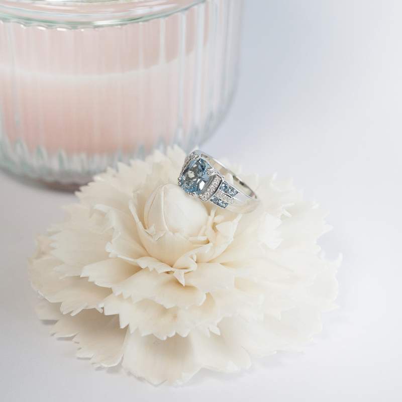 Bague MATY Argent 925 zirconias - vue D3