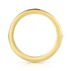 Alliance demi-tour or 750 jaune diamant - vue V2