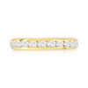 Alliance demi-tour or 750 jaune diamant - vue V3