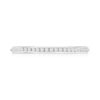 Alliance demi-tour or 750 blanc diamant H/SI - vue V3