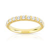 Alliance demi-tour or 750 jaune diamant H/SI - vue V1
