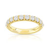 Alliance demi-tour or 750 jaune diamant H/SI - vue V1
