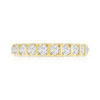 Alliance demi-tour or 750 jaune diamant H/SI - vue V3