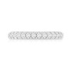 Alliance demi-tour or 750 blanc diamant H/SI - vue V3