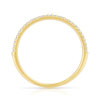 Alliance demi-tour or 750 jaune diamant H/SI - vue V2