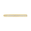 Alliance demi-tour or 750 jaune diamant H/SI - vue V3